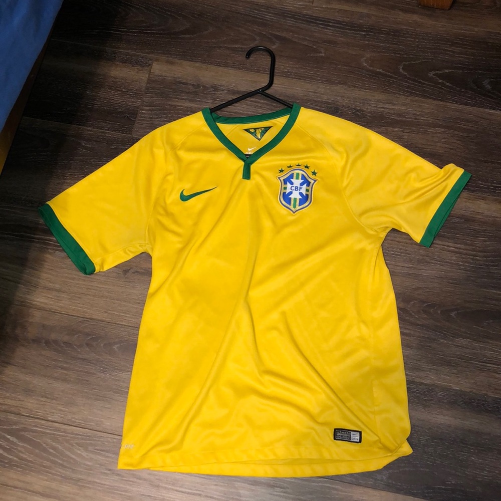 Authentic Dri-Fit Nike Brazil soccer jersey